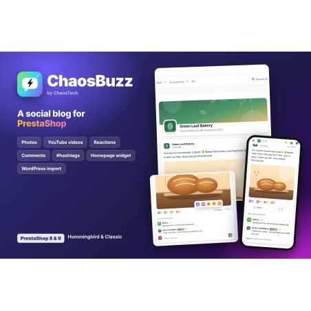 ChaosBuzz – PrestaShop social blog module | ChaosTech